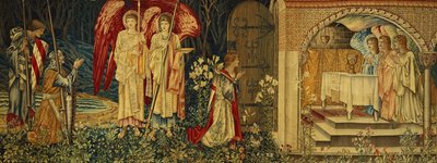 The Achievement of the Holy Grail af Sir Galahad, Sir Bors og Sir Percival, af Edward Burne Jones
