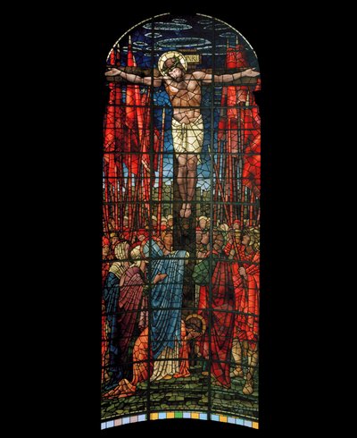 The Crucifixion Window, 1888 (farvet glas) af Edward Burne Jones