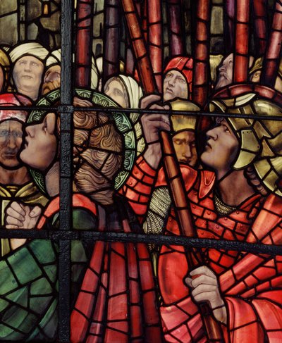 The Crucifixion Window, detalje, 1888 (farvet glas) af Edward Burne Jones