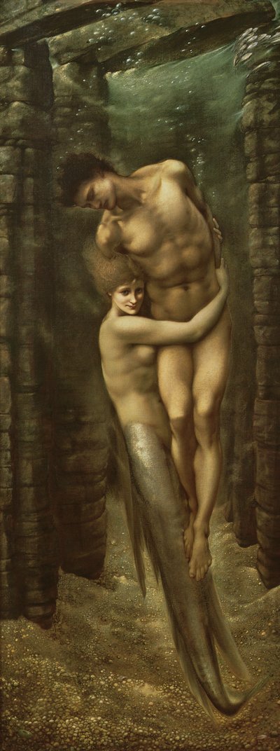 Havets dybder, 1886 af Edward Burne Jones