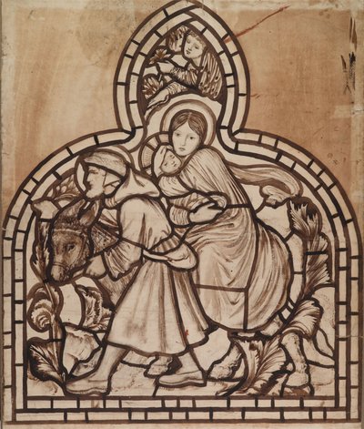 Flugten til Egypten af Edward Burne Jones