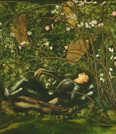 The Knights and the Briar Rose, 1869 af Edward Burne Jones