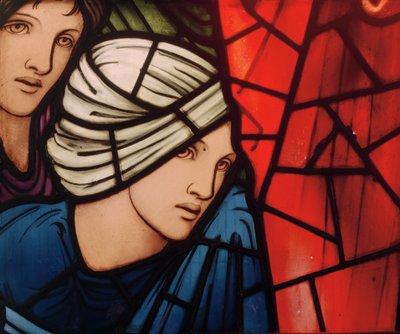 The Last Judgment Window, detalje, 1897 (farvet glas) af Edward Burne Jones