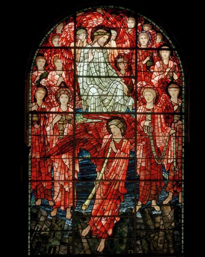 The Last Judgment Window, detalje, 1897 (farvet glas) af Edward Burne Jones