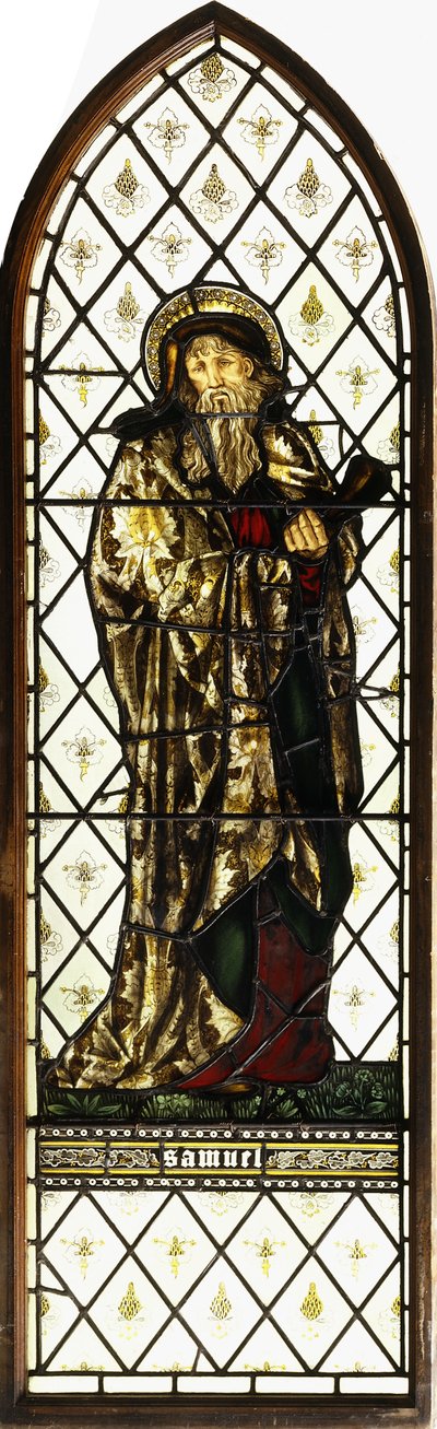 Profeten Samuel, af Morris & Co, 1868 af Edward Burne Jones