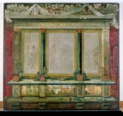 Troja Triptykon, 1872-1898 af Edward Burne Jones