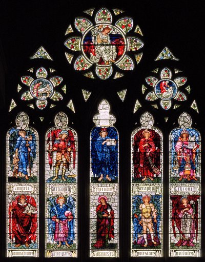 Vestvindue af Edward Coley Burne Jones