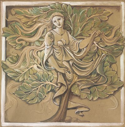 træ nymfe, af Edward Burne Jones