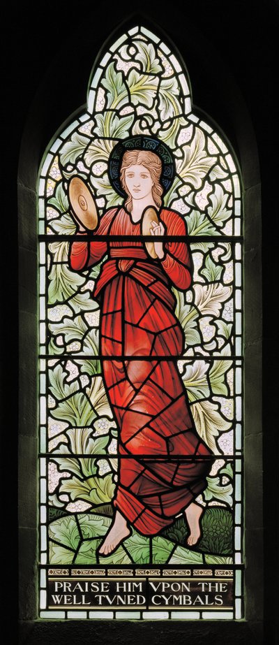 Wilden, All Saints, Morris & Co., Edward Burne-Jones, John Henry Dearle (1859-1932), Miriam, 1902-1914, Louisa, Alfred, The Baldwins, premierminister, Methodist, Worcestershire, Arts & Crafts, Rudyard af Edward Coley and Dearle Burne Jones