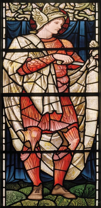 Wilden, All Saints, Morris & Co., Edward Burne-Jones, John Henry Dearle (1859-1932), St. Martin, Generosity, 1902-1914, Louisa, Alfred, The Baldwins, premierminister, metodist, Worcestershire, Arts & C af Edward Coley and Dearle Burne Jones