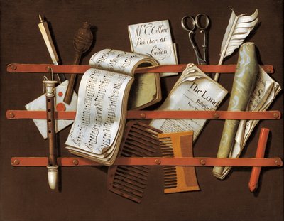 Brevstativ, ca 1698 af Edward Collier