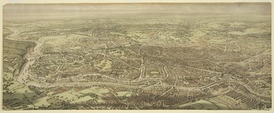 Fugleperspektiv af Bristol af Edward Colston Lavars