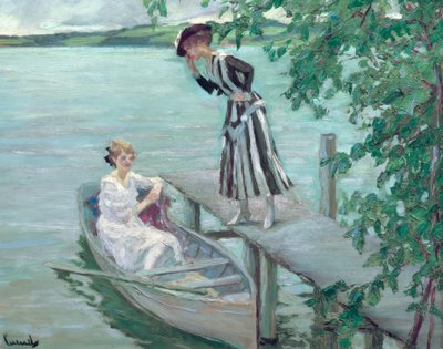 Ved anløbsbroen af Edward Cucuel