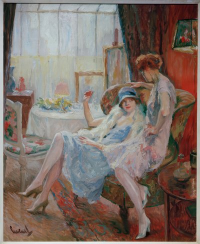 Besøg i studiet af Edward Cucuel