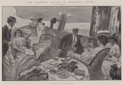 Sejlersæsonen i de nordlige farvande (litografi) af Edward Cucuel