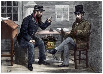 Signalmanden af Charles Dickens af Edward Dalziel