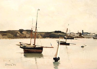 St. Servan Havn af Edward Darley Boit