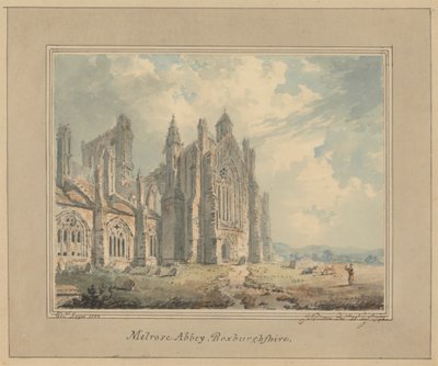 Melrose Abbey, Roxburghshire af Edward Dayes
