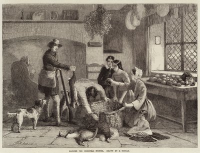 Pakning af julekurven af Edward Duncan