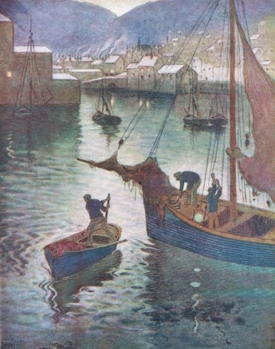 Havnen, Polperrow, fra Hutchinson