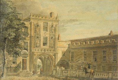 Nordlig udsigt over College Gateway af Edward Eyre