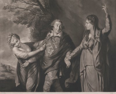 Garrick mellem tragedie og komedie af Edward Fisher