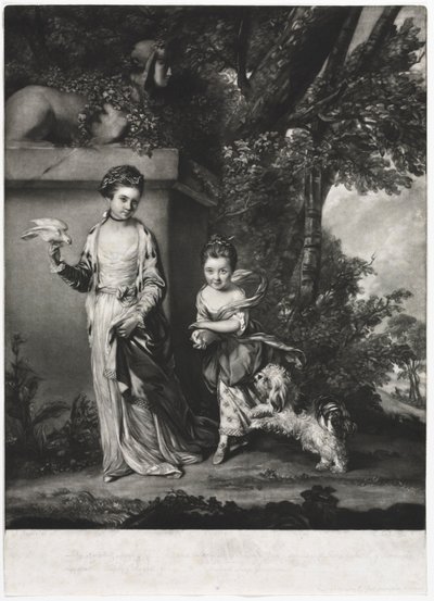 Damerne Amabel og Mary Jemima Yorke, ca. 1761. af Edward Fisher
