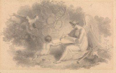 Allegori om Napoleons kampe af Edward Francis Burney