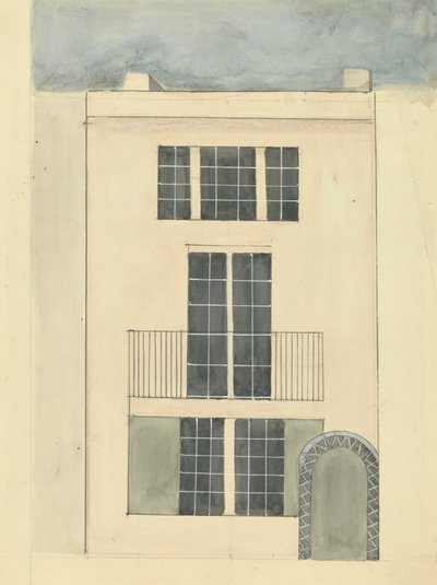 Forhøjning af et hus af Edward Francis Burney