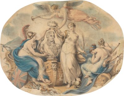 Hyldest til Nelson af Edward Francis Burney