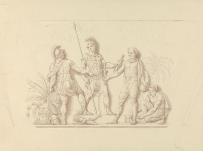 Lægge våben i hænderne på indianerne af Edward Francis Burney