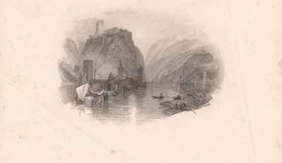 Slottet Rhinen af Edward Francis Finden