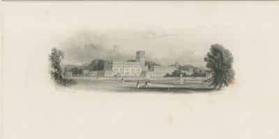 Trentham Hall: stålgravering og [midten af det 19. århundrede] (tryk) af Edward Francis Finden