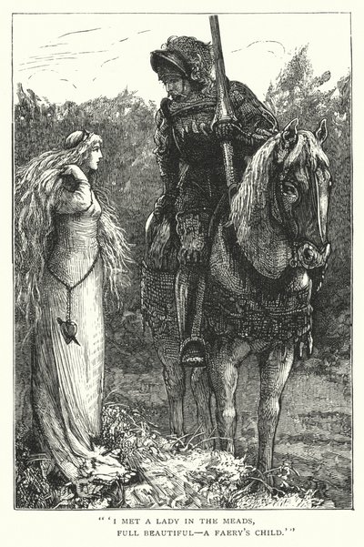 Den smukke dame uden nåde (gravering) af Edward Frederick (after) Brewtnall