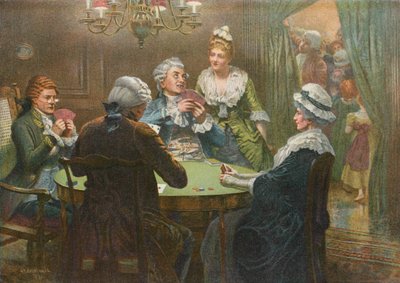 A Christmas Whist Party - med sæsonbestemte rundespil for de yngre generationer af Edward Frederick Brewtnall
