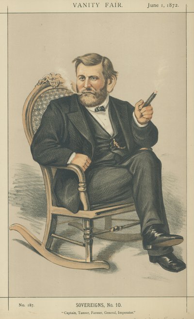 General Ulysses S Grant af Edward Frederick Brewtnall