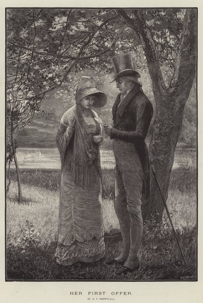 Hendes første tilbud af Edward Frederick Brewtnall