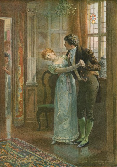 Under misteltenen af Edward Frederick Brewtnall