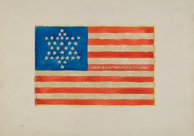 Flag: Borgerkrig, ca. 1936. af Edward Grant