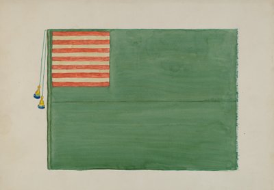 Revolutionært flag, ca. 1936. af Edward Grant