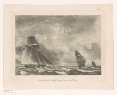 britisk flåde til søs Seascapes (serietitel) af Edward Hedges