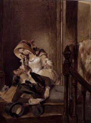 A Swoon (akvarel) af Edward Henry Corbould