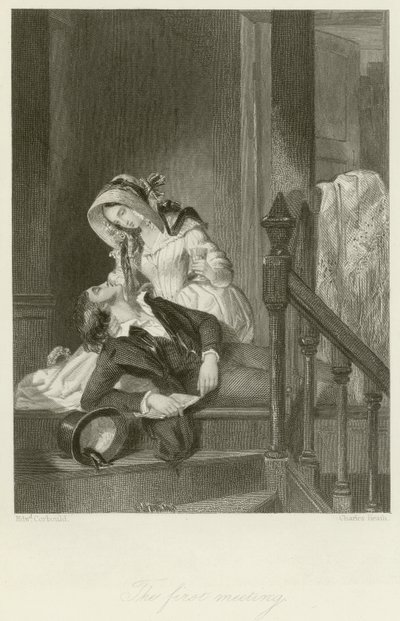 Det første møde af Edward Henry Corbould
