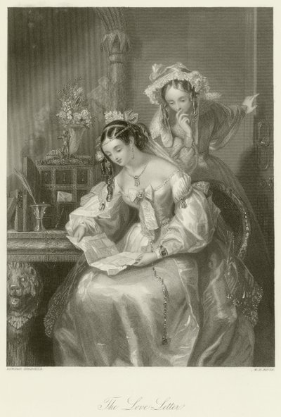 Kærlighedsbrevet af Edward Henry Corbould