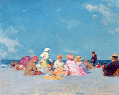 Afternoon Fun, ca. 1907-27 (olie på lærred) af Edward Henry Potthast