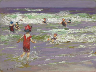 Lille Havbader af Edward Henry Potthast