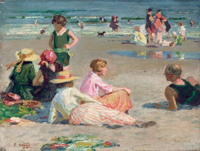 Manhattan Beach af Edward Henry Potthast