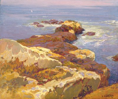 Klipper og hav af Edward Henry Potthast