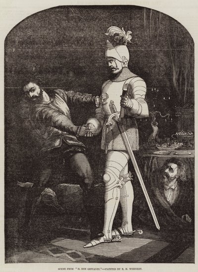 Scene fra Don Giovanni af Edward Henry Wehnert