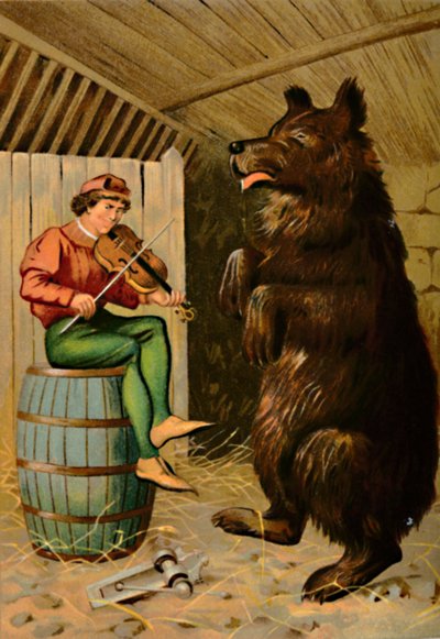 Den dansende bjørn, 1901 af Edward Henry Wehnert